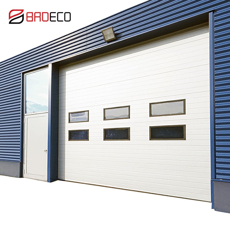 Industrial Overhead Sectional Door for Warehouse Industrial Door With Window