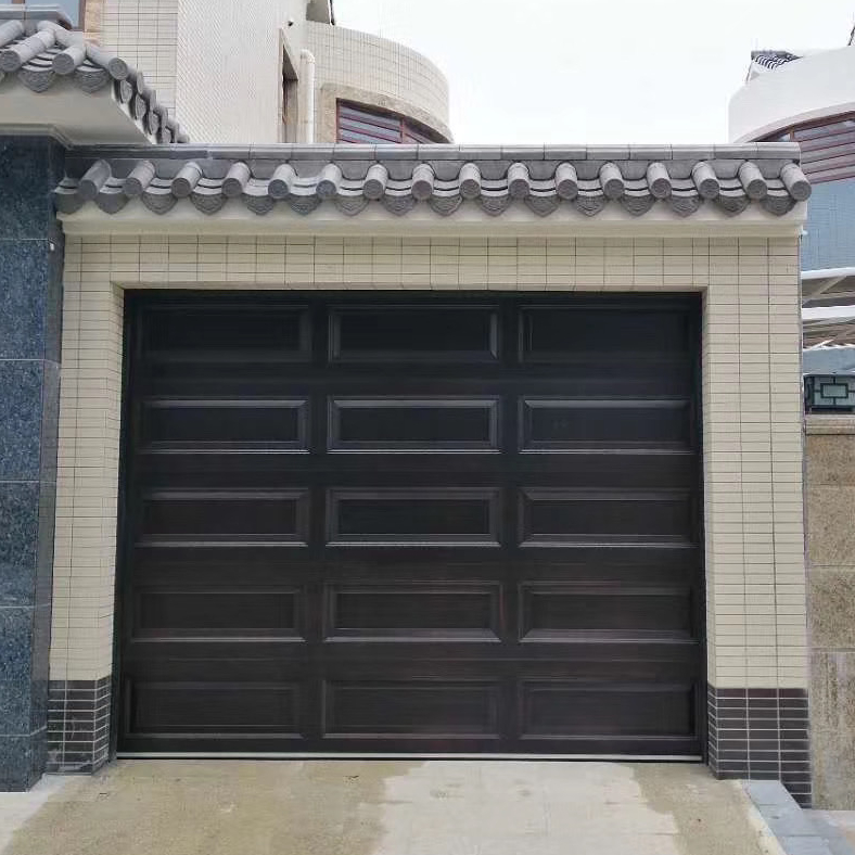 Automatic Steel Overhead Sectional Panels Head Garage Door