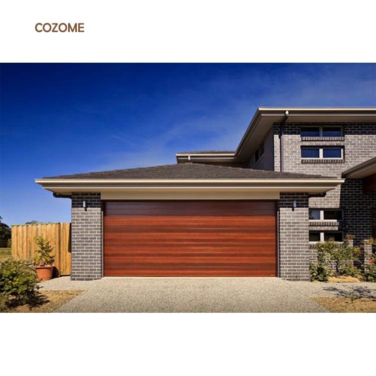 Residential Automatic Sectional European Polyurethane Garage Door