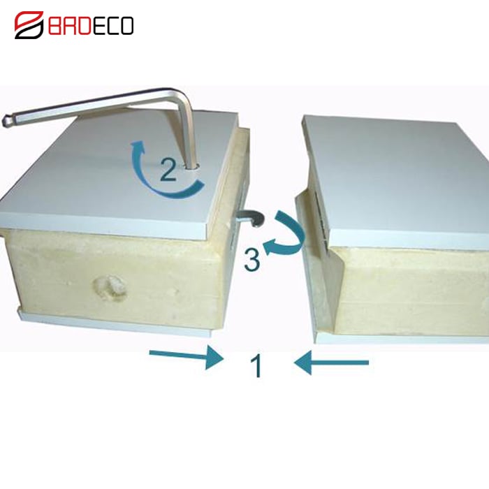 Fire Resistance PU Sandwich Panel Cold Room Panels with Cam Lock