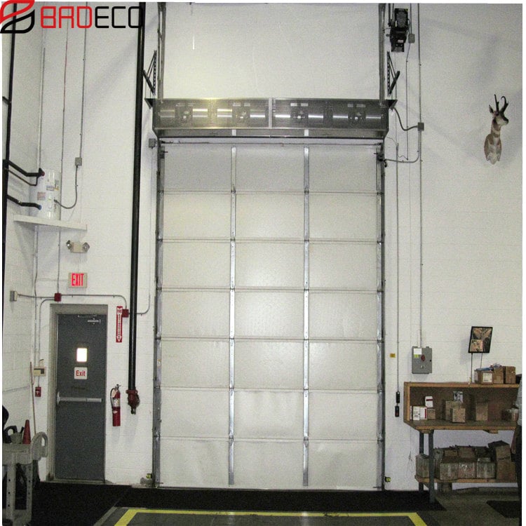 Sectional Vertical Factory Lifting Automatic Sliding Warehouse Overhead Industrial Door