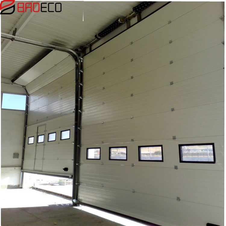 Industrial Overhead Sectional Door for Warehouse Industrial Door With Window