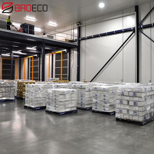 Large Cold Storage For Iarge Food Production Centers