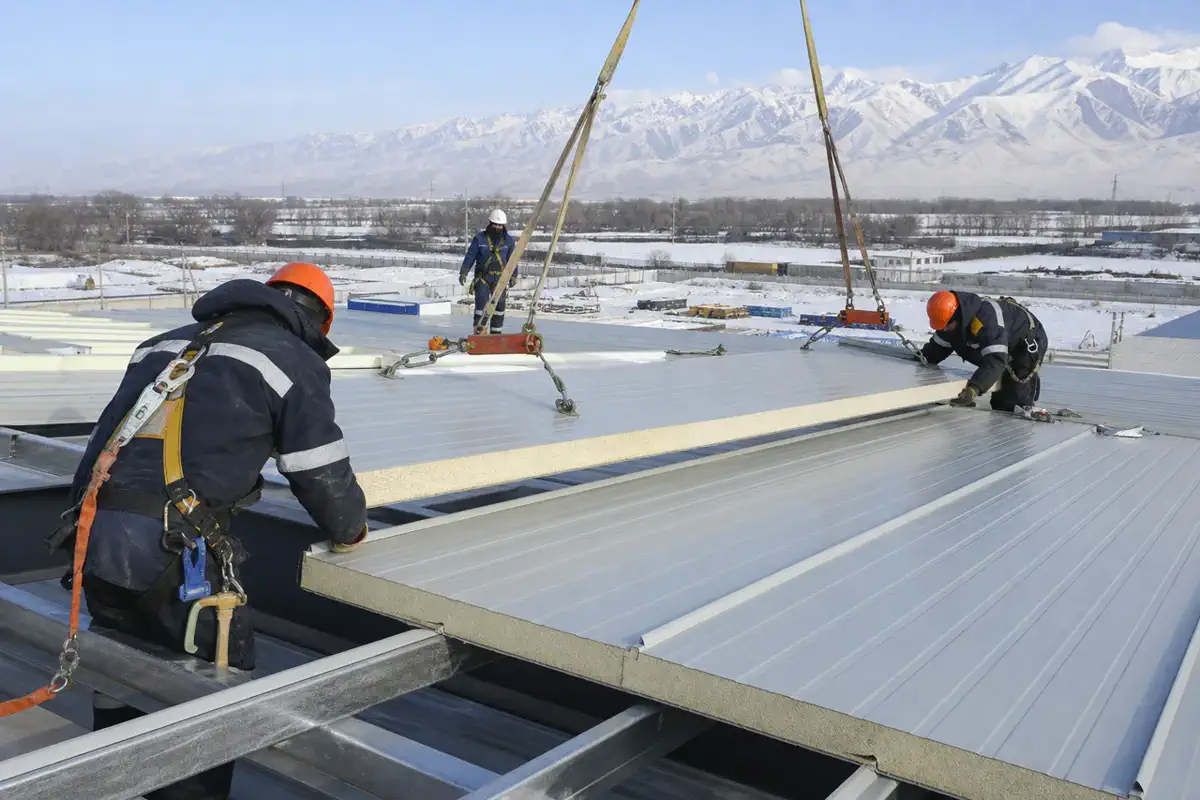 PIR шатыр панельдері — PIR roof panel, insulated roof, roof sandwich panel | BRD Kazakhstan