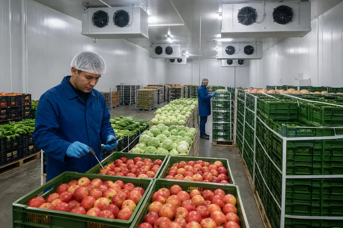 Жеміс-көкөніс сақтау — fruit cold storage, vegetable cold room, controlled atmosphere storage | BRD Kazakhstan