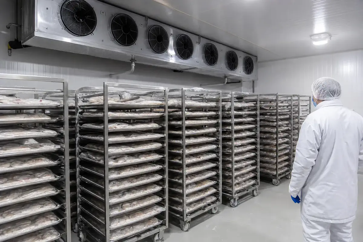 Ет және теңіз өнімдерін мұздату — Seafood — таза бөлме 27 | BRD Kazakhstan
