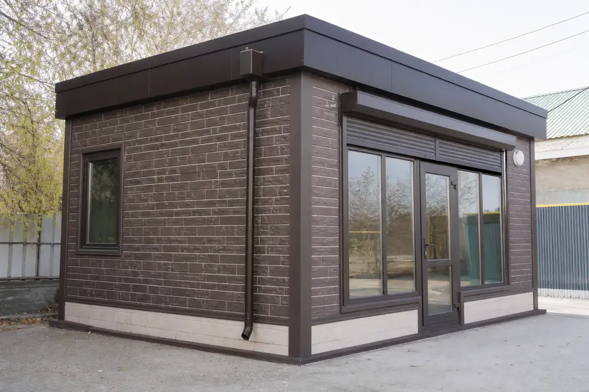 Металл ойма панельдері — Commercial buildings — қабырға монтаж түйіні 23 | BRD Kazakhstan