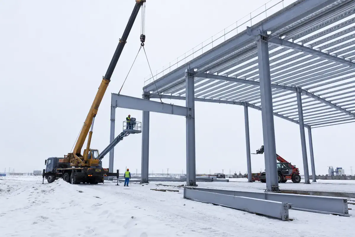 Болат конструкциялар — Logistics warehouses — панельді біріктіру түйіні 18 | BRD Kazakhstan