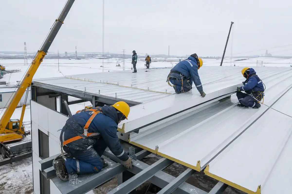 PIR шатыр панельдері — герметикалық шатыр — панельді біріктіру түйіні 03 | BRD Kazakhstan